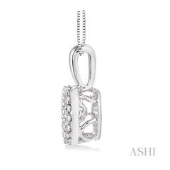 ASHI Round Shape Emotion Halo Diamond Pendant 69025PPFHPDWG