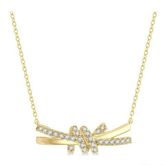 Parkplace Jewelers Love Knot Diamond Fashion Necklace 99980PPTGNKYG