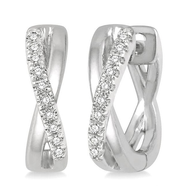 Parkplace Jewelers Petite Diamond Huggie Fashion Earrings 675V8PPTSERWG