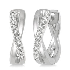 Parkplace Jewelers Petite Diamond Huggie Fashion Earrings 675V8PPTSERWG