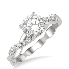 Parkplace Jewelers Round Shape Semi-Mount Diamond Engagement Ring 263J7PPFHWG-SM