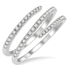 Parkplace Jewelers Spiral Diamond Fashion Open Ring 371C4PPFGWG
