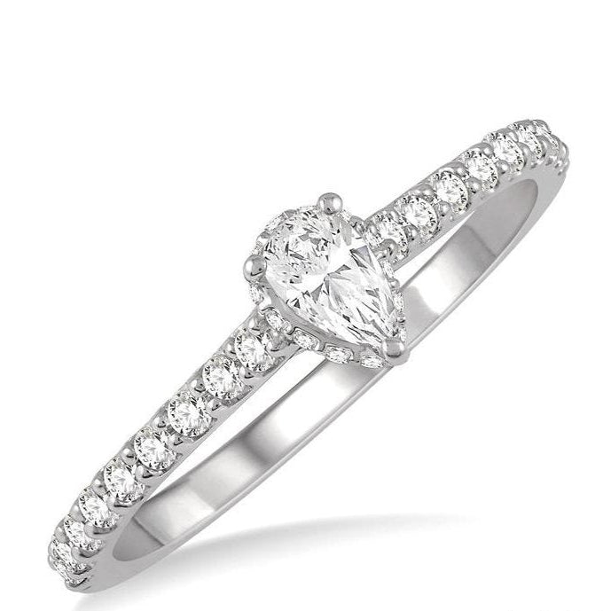 Parkplace Jewelers Pear Shape Diamond Engagement Ring 259J3PPFHWG-LE-PR