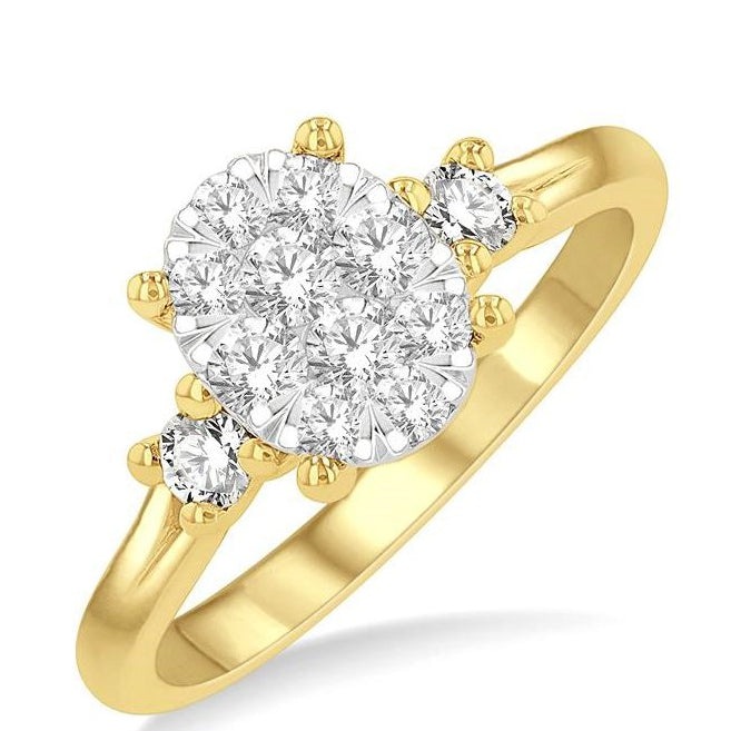 Parkplace Jewelers Oval Shape Lovebright Diamond Engagement Ring 128G3PPFGYW