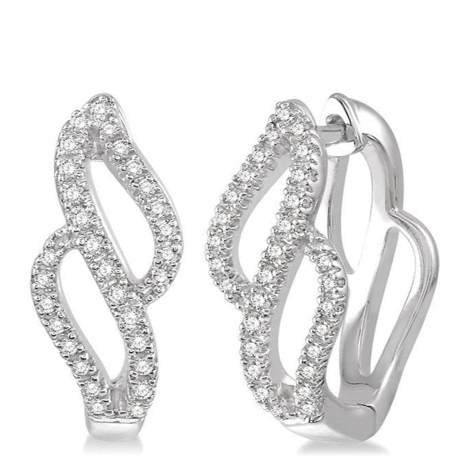 Parkplace Jewelers Diamond Fashion Hoop Earrings 634A7PPTSERWG