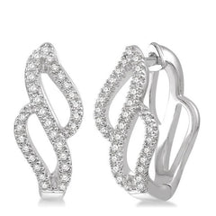 Parkplace Jewelers Diamond Fashion Hoop Earrings 634A7PPTSERWG