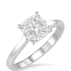 Parkplace Jewelers Cushion Shape Lovebright Essential Diamond Ring 125D1PPFVWG