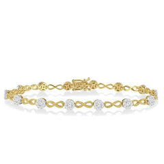 Parkplace Jewelers Lovebright Diamond Infinity Link Bracelet 70181PPFGYW