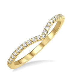 Parkplace Jewelers Chevron Diamond Wedding Band 252L9PPFHYG-WB