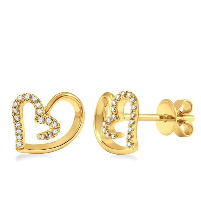 Parkplace Jewelers Heart Shape Diamond Fashion Earrings 93688PPFXERYG