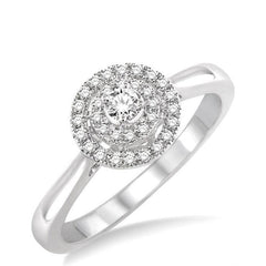 Parkplace Jewelers Round Shape Halo Diamond Fashion Ring 10967PPFNWG