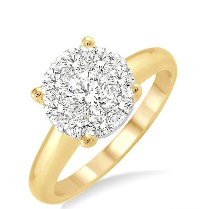 Parkplace Jewelers Round Shape Lovebright Essential Diamond Ring 36901PPFGYW