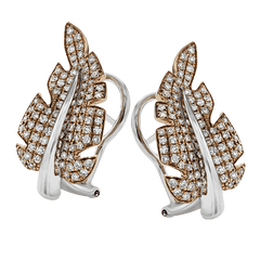 Earrings in 18k Gold with Diamonds ME2069 WHITE-ROSE 18K X WHITE-ROSE