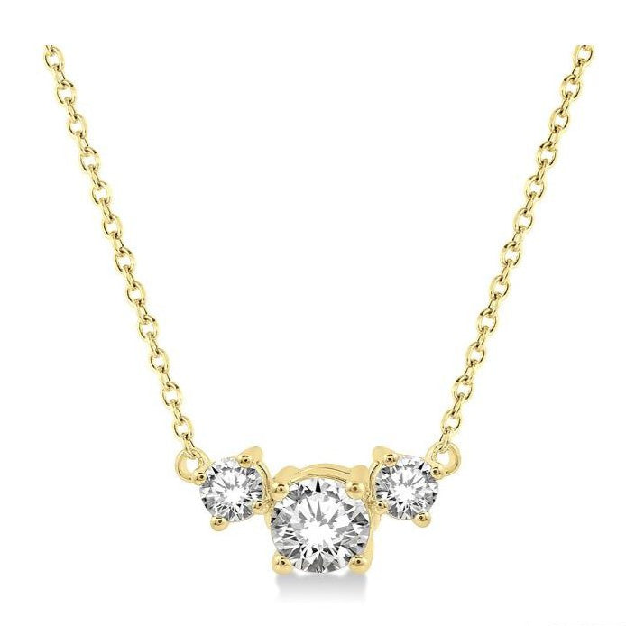 Parkplace Jewelers Round Shape Past Present & Future Diamond Necklace 992HHPPFGNKYG