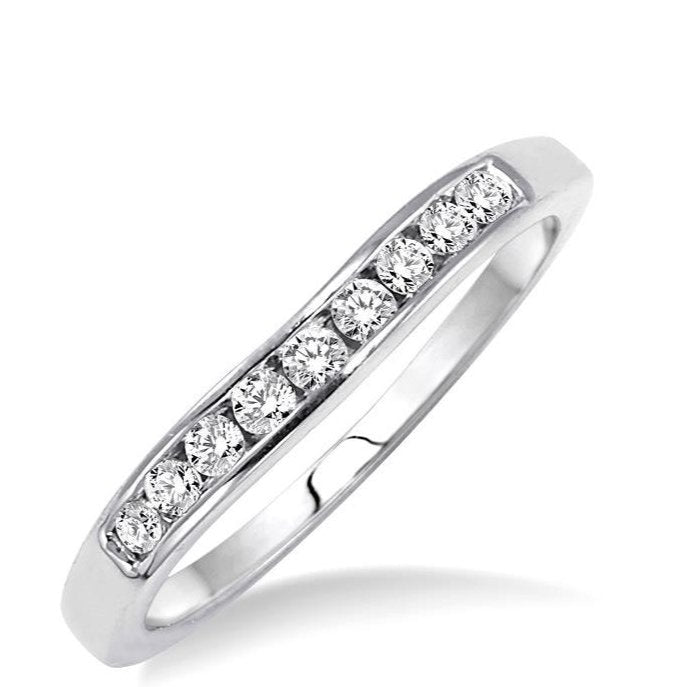 Parkplace Jewelers Channel Set Curved Diamond Wedding Band 31146PPFCW
