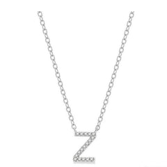 Parkplace Jewelers Block 'Z' Initial Diamond Pendant 912F9PPTSPDWG-Z