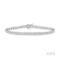 ASHI Tulip Diamond Tennis Bracelet 70243PPFGWG