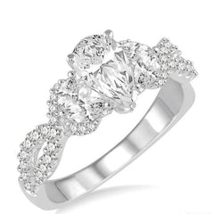 Parkplace Jewelers Pear Shape Semi-Mount Diamond Engagement Ring 233E2PPFVWG-SM