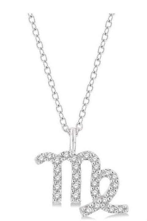 Parkplace Jewelers Virgo Zodiac Diamond Pendant 635Y8PPTSPDWG-VIRG