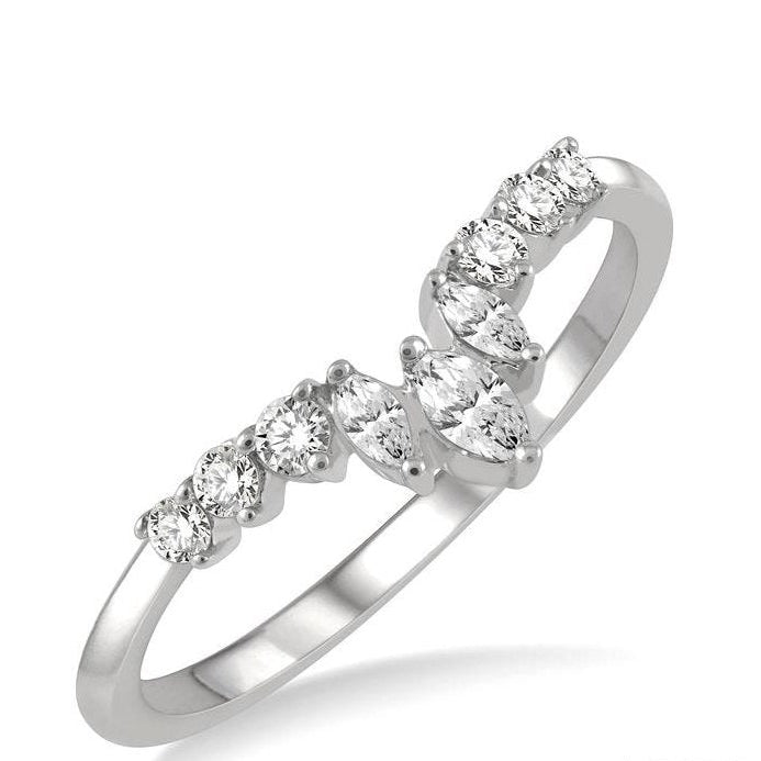 Parkplace Jewelers Chevron Diamond Fashion Ring 328E5PPFHWG