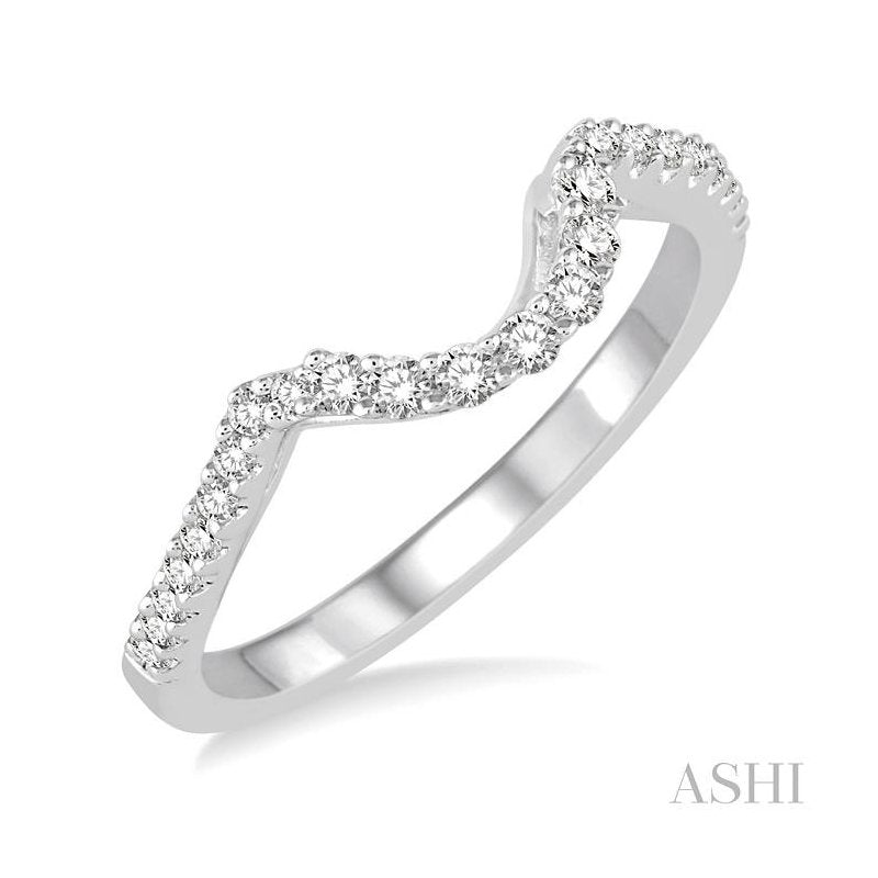 ASHI Diamond Wedding Band 258C6PPFVWG-WB