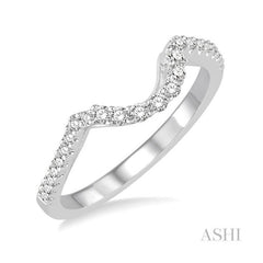 ASHI Diamond Wedding Band 258C6PPFVWG-WB