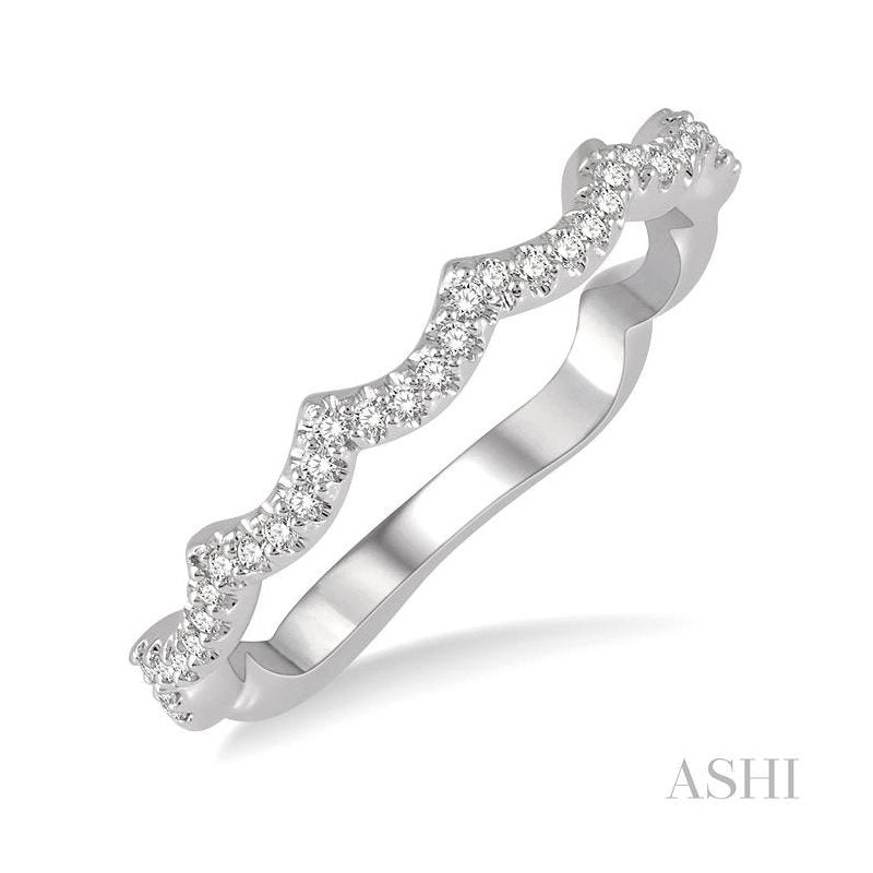 ASHI Diamond Wedding Band 268J8PPFHWG-WB