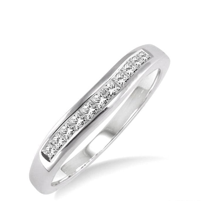 Parkplace Jewelers Channel Set Curved Diamond Wedding Band 35226PPFRWG