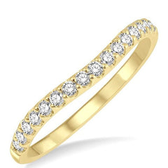 Parkplace Jewelers Curved Diamond Wedding Band 30346PPFGYG