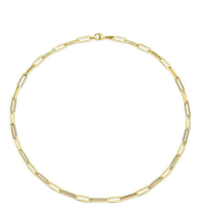 Parkplace Jewelers Paper Clip Diamond Fashion Necklace 99612PPFHNKYG