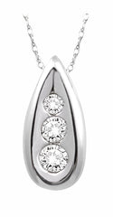 Parkplace Jewelers Pear Shape Diamond Pendant 92808PPFXPDWG