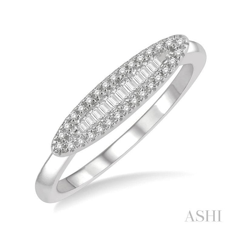 ASHI Stackable Petite Baguette Diamond Fashion Ring 333A7PPTGWG
