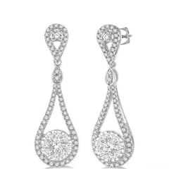 Parkplace Jewelers Pear Shape Lovebright Diamond Earrings 911A1PPFVERWG