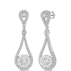 Parkplace Jewelers Pear Shape Lovebright Diamond Earrings 911A1PPFVERWG
