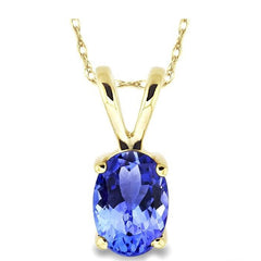 Parkplace Jewelers Oval Shape Gemstone Solitaire Pendant 57129PPF@PDTZ
