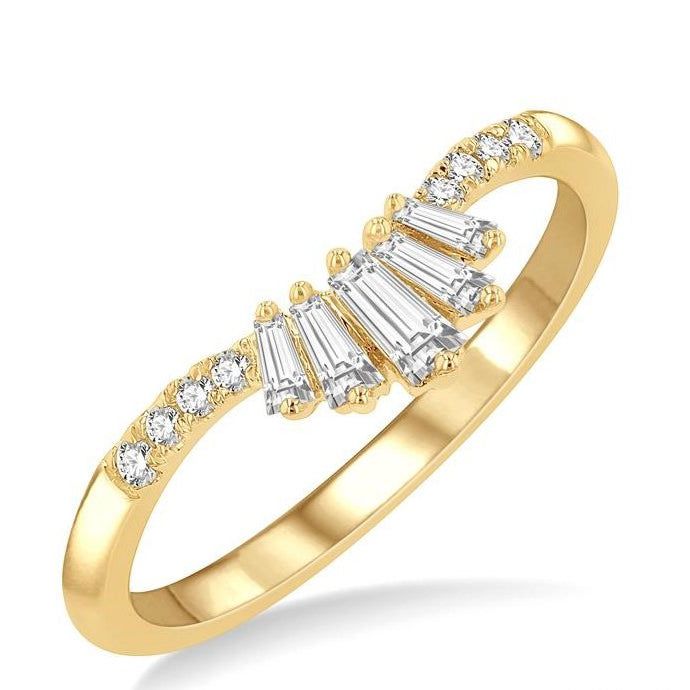 Parkplace Jewelers Chevron Baguette Diamond Fashion Ring 329E6PPFHYG