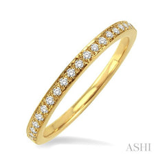 ASHI Diamond Wedding Band 32568PPFCYG