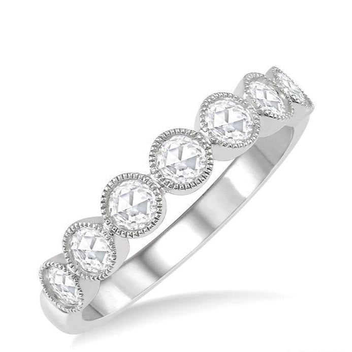 Parkplace Jewelers Stackable Rose Cut Diamond Fashion Band 101V3PPFHWG