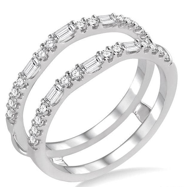 Parkplace Jewelers Baguette Diamond Insert Ring 29453PPFHWG