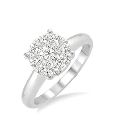 Parkplace Jewelers Round Shape Lovebright Essential Diamond Ring 36906PPFGWG