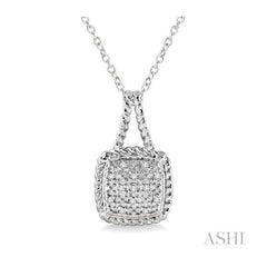ASHI Silver Diamond Pendant 86429PPSSSLPD