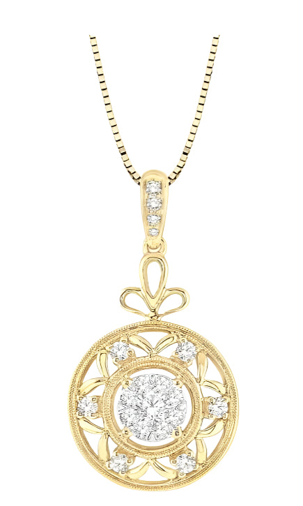 Parkplace Jewelers Circle Lovebright Diamond Fashion Pendant 98313PPFVPDYW