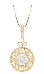 Parkplace Jewelers Circle Lovebright Diamond Fashion Pendant 98313PPFVPDYW