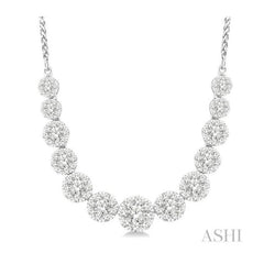 ASHI Lovebright Essential Diamond Smile Necklace 99362PPFVNKWG