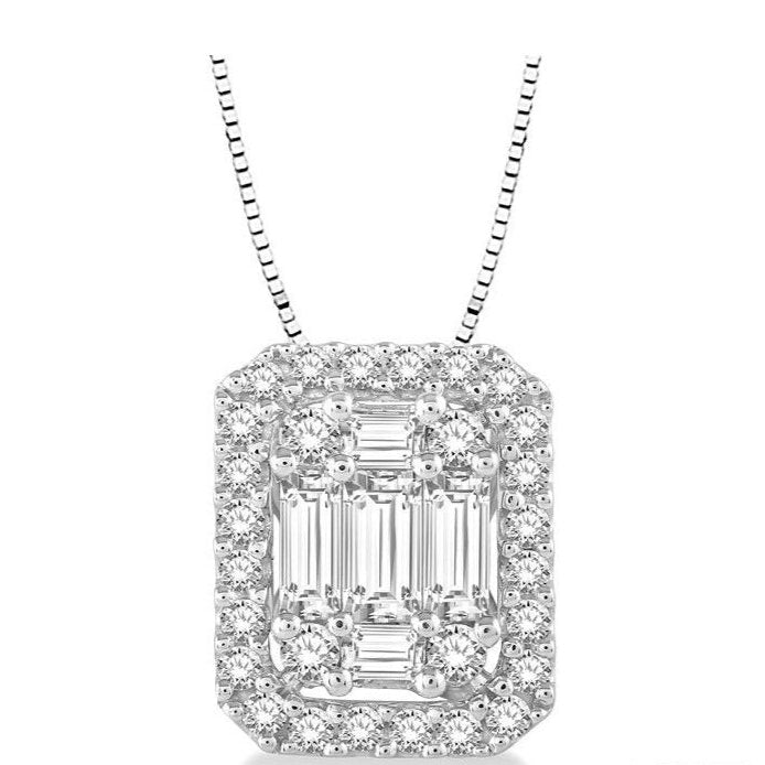 Parkplace Jewelers Halo Fusion Diamond Pendant 970A3PPFVPDWG