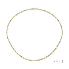 ASHI Diamond Tennis Necklace 993J5PPFGNKYG