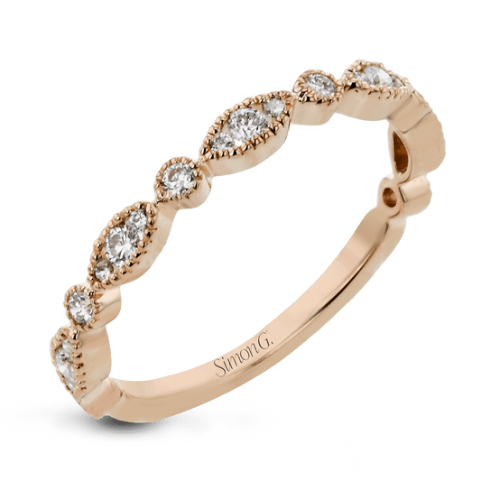 Fashion Ring In 18k Gold With Diamonds LR2517 WHITE 18K X