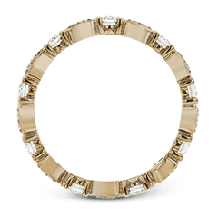 Fashion Ring In 18k Gold With Diamonds MR2972 WHITE 18K X