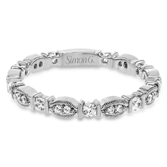 Fashion Ring In 18k Gold With Diamonds MR2972 WHITE 18K X