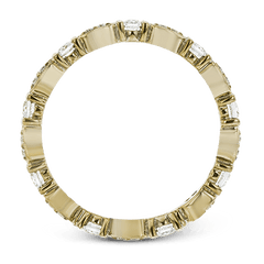 Fashion Ring In 18k Gold With Diamonds MR2972 WHITE 18K X